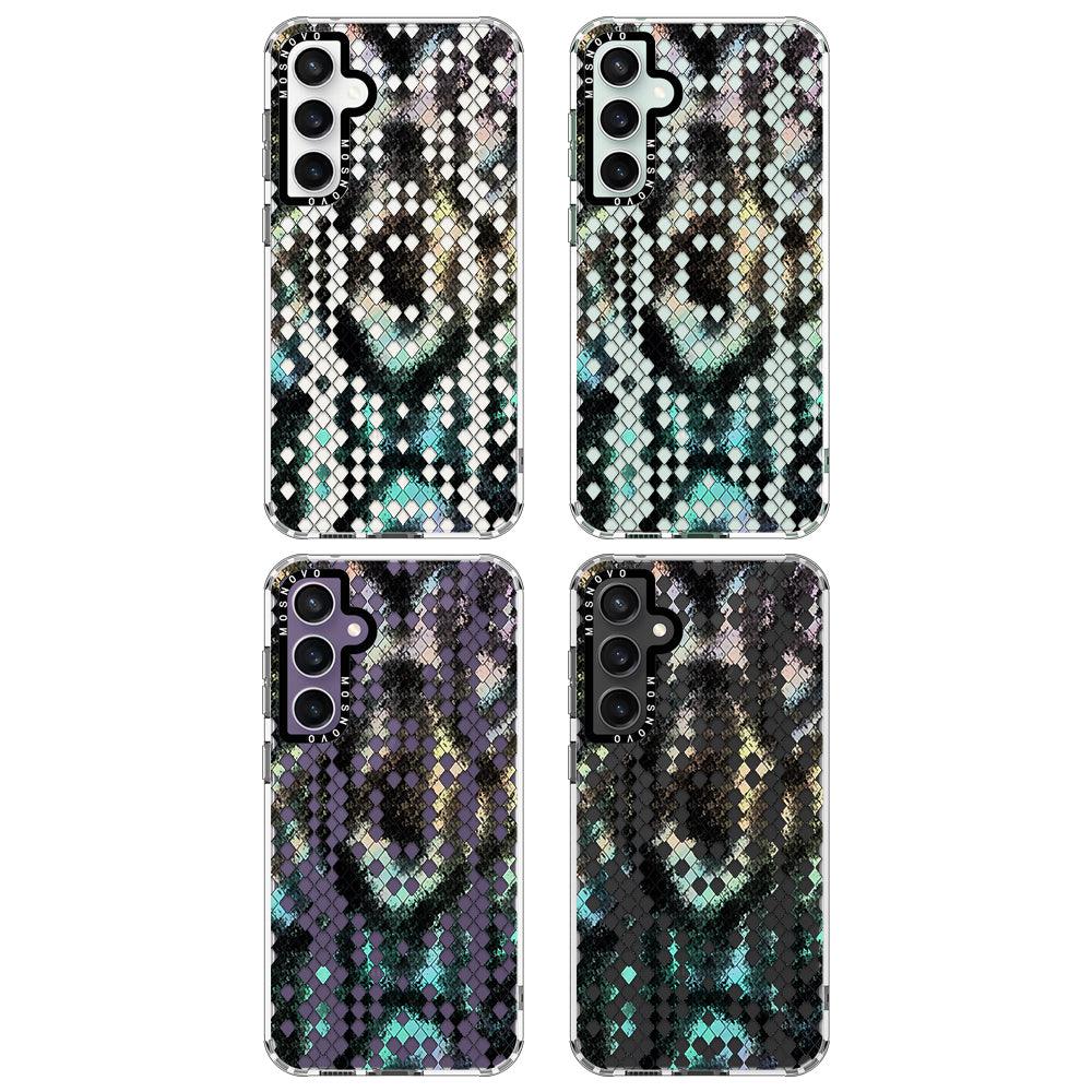 Rainbow Snake Print Phone Case - Samsung Galaxy S23 FE Case