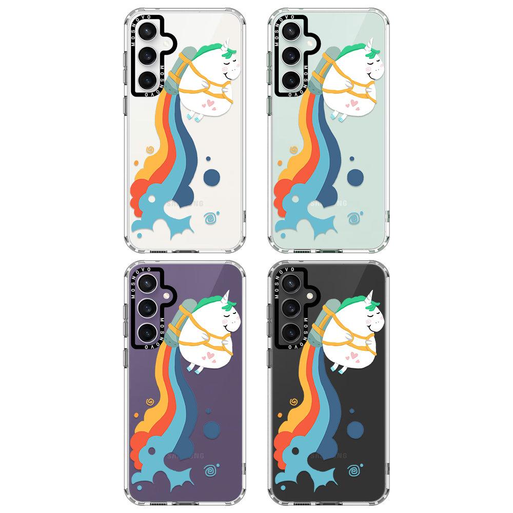 Rainbow Unicorn Phone Case - Samsung Galaxy S23 FE Case