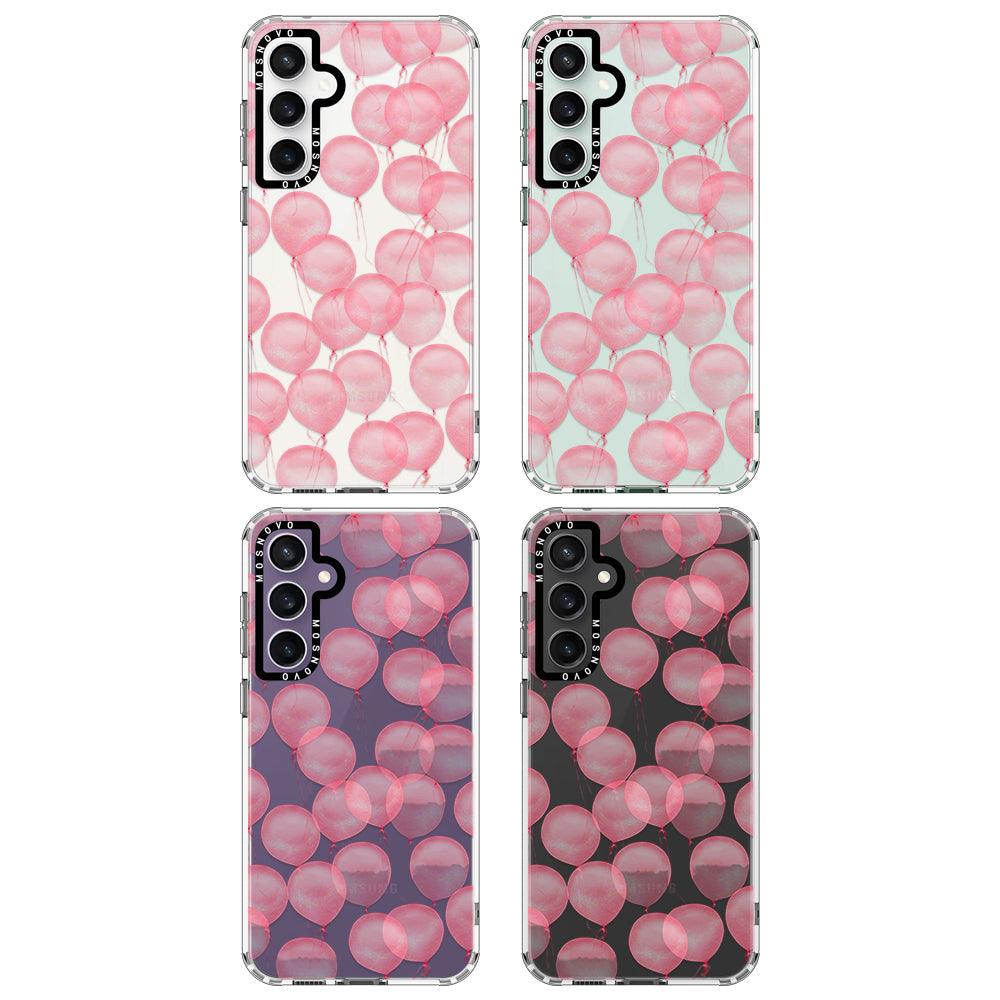 Pink Ballons Phone Case - Samsung Galaxy S23 FE Case