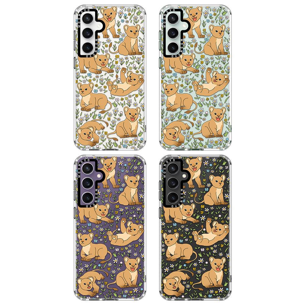 Cute Lions Phone Case - Samsung Galaxy S23 FE Case