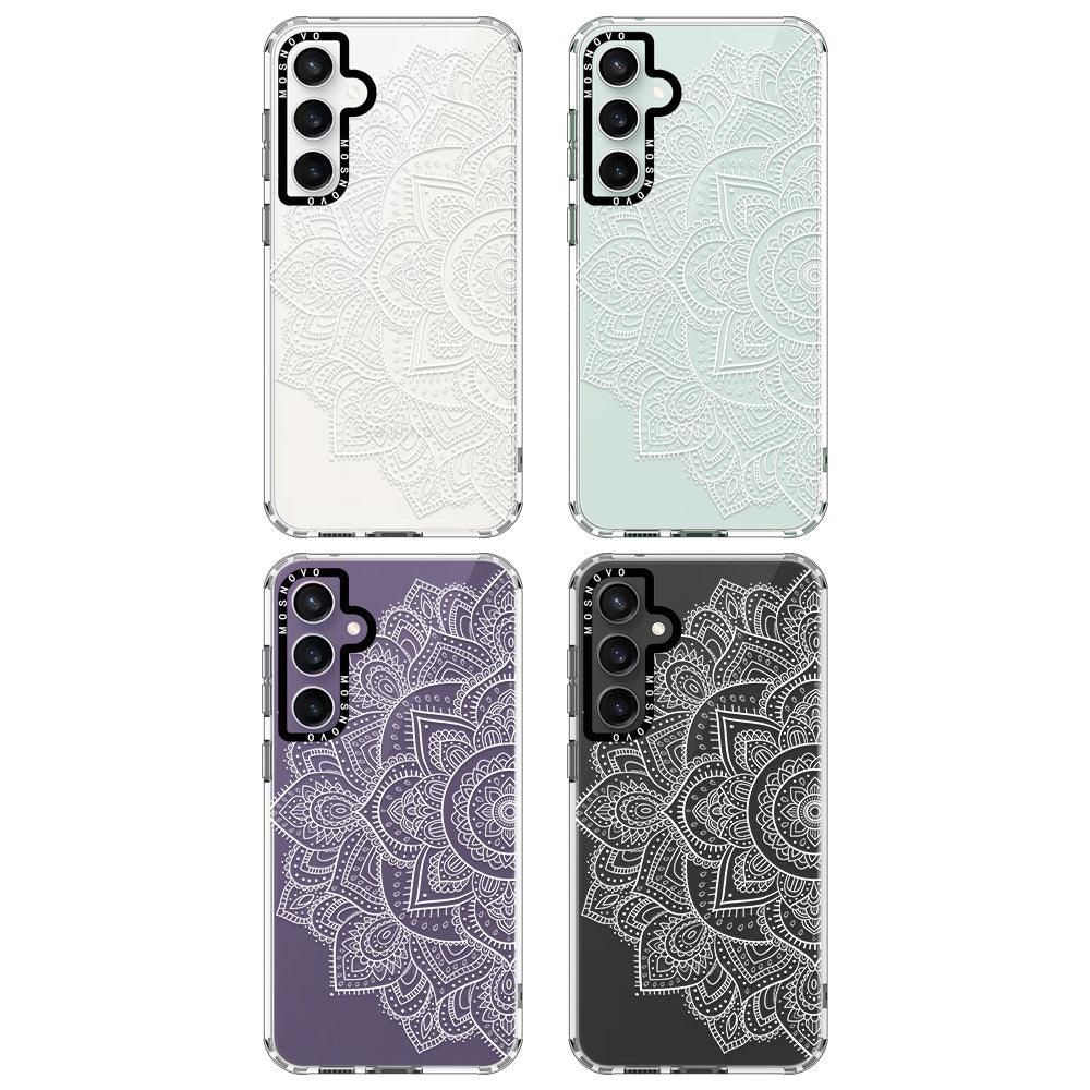 Half Mandala Phone Case - Samsung Galaxy S23 FE Case