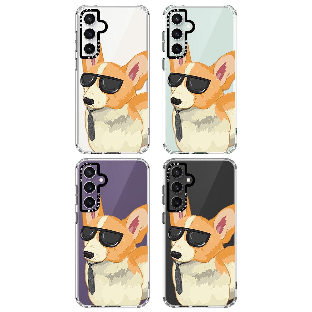 Fluffy Corgi Phone Case - Samsung Galaxy S23 FE Case