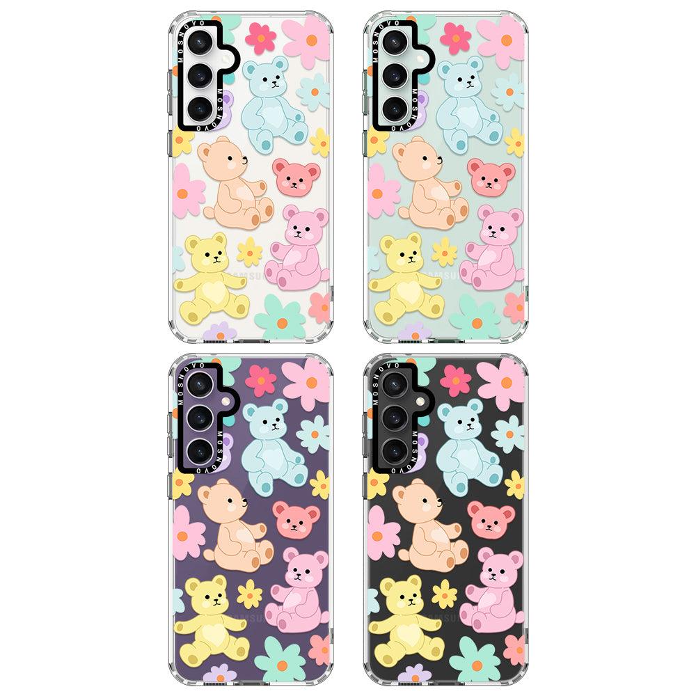 Cute Teddy Bear Phone Case - Samsung Galaxy S23 FE Case