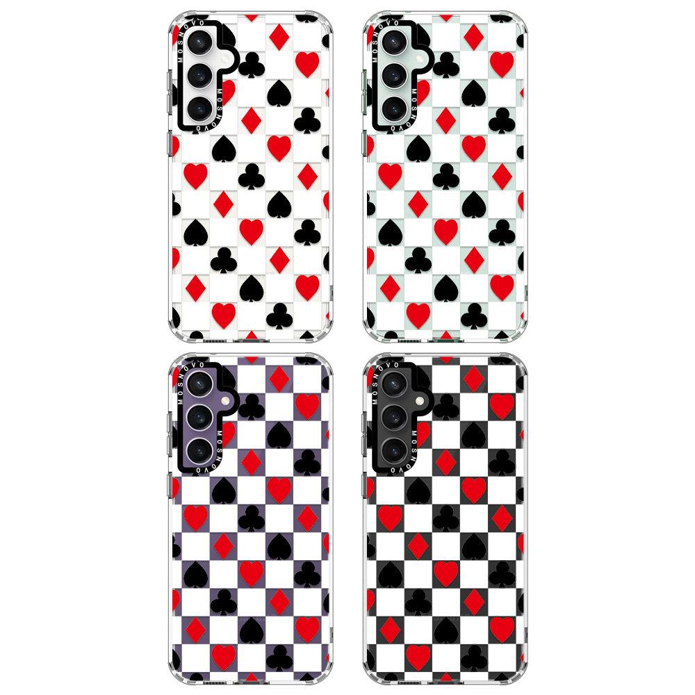 Checker Poker Phone Case - Samsung Galaxy S23 FE Case