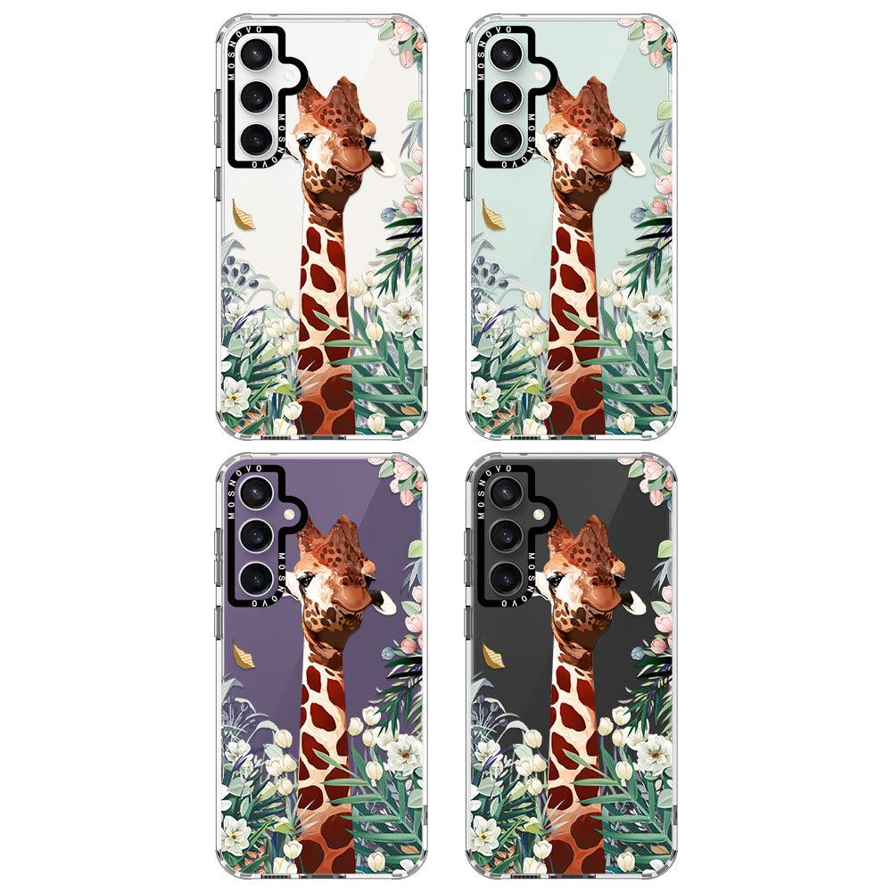 Giraffe Garden Phone Case - Samsung Galaxy S23 FE Case