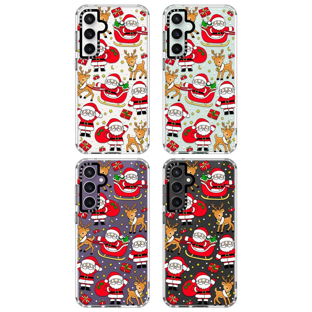 Cute Santa Claus Deer Phone Case - Samsung Galaxy S23 FE Case