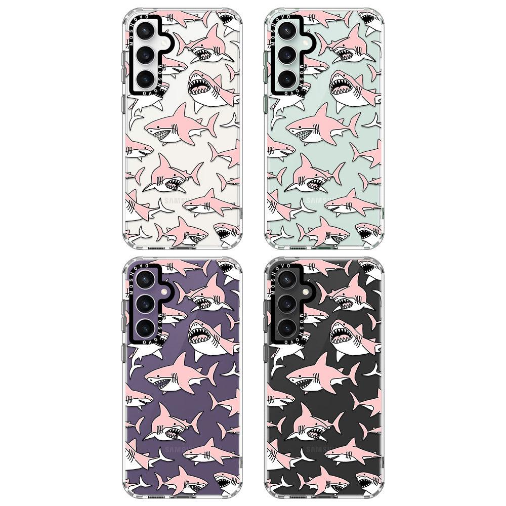 Pink Sharks Phone Case - Samsung Galaxy S23 FE Case