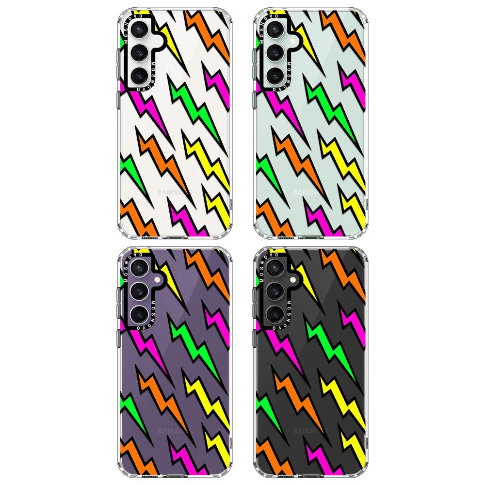 Colorful Lightning Phone Case - Samsung Galaxy S23 FE Case