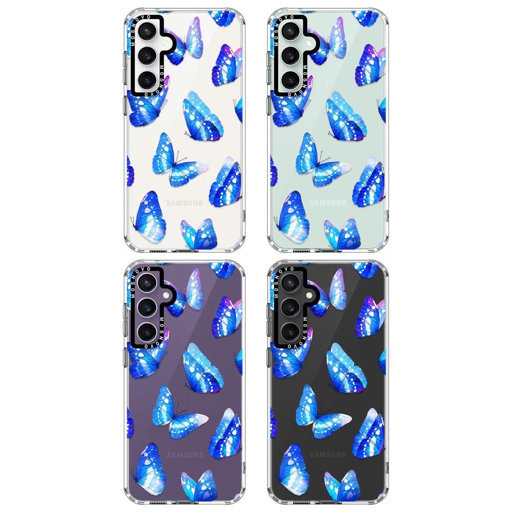 Blue Butterflies Phone Case - Samsung Galaxy S23 FE Case