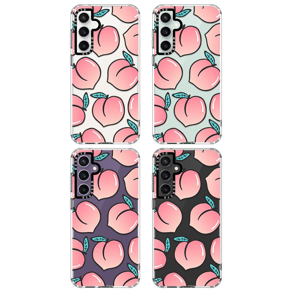 Cute Peach Phone Case - Samsung Galaxy S23 FE Case