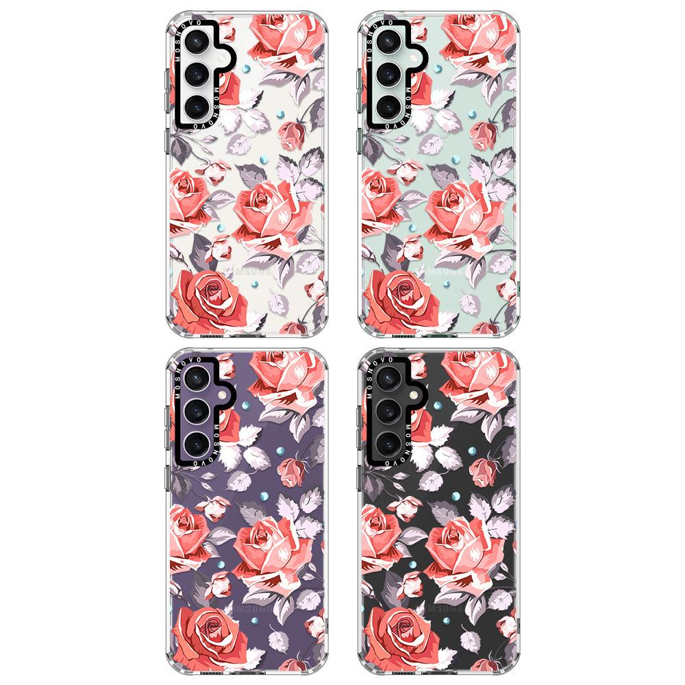 Retro Floral Phone Case - Samsung Galaxy S23 FE Case