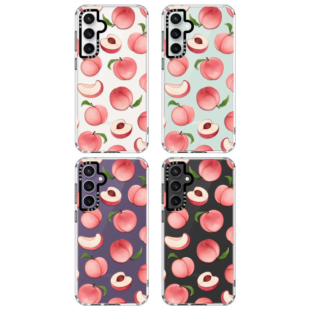 Cute Peach Phone Case - Samsung Galaxy S23 FE Case