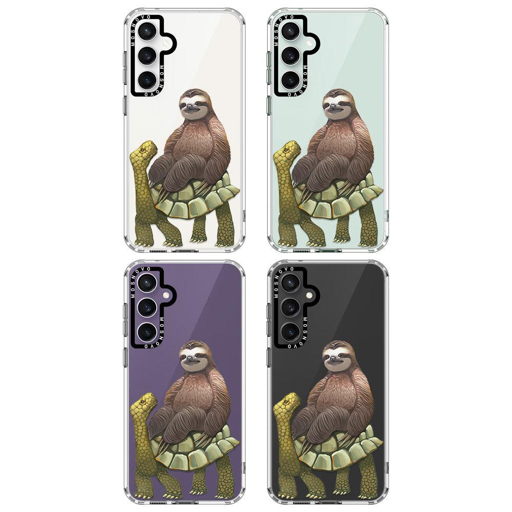 Sloth Turtle Phone Case - Samsung Galaxy S23 FE Case