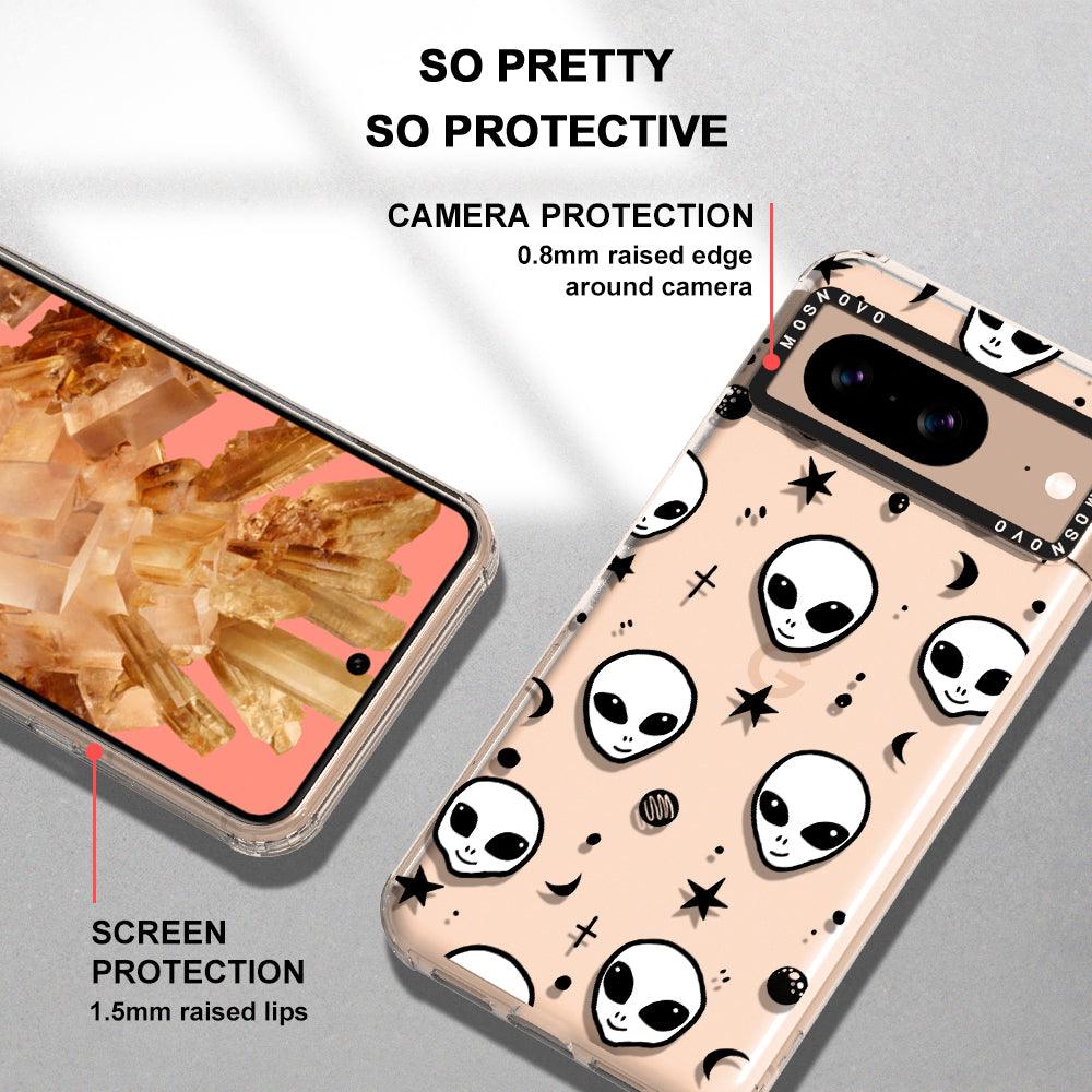 Cute Alien Phone Case - Google Pixel 8 Case - MOSNOVO