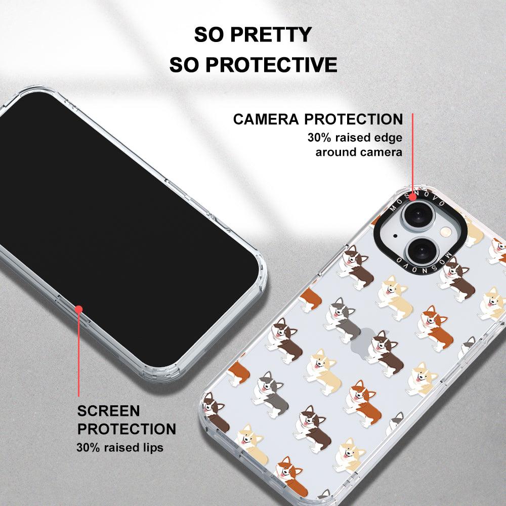 Cute Corgi Phone Case - iPhone 15 Plus Case - MOSNOVO