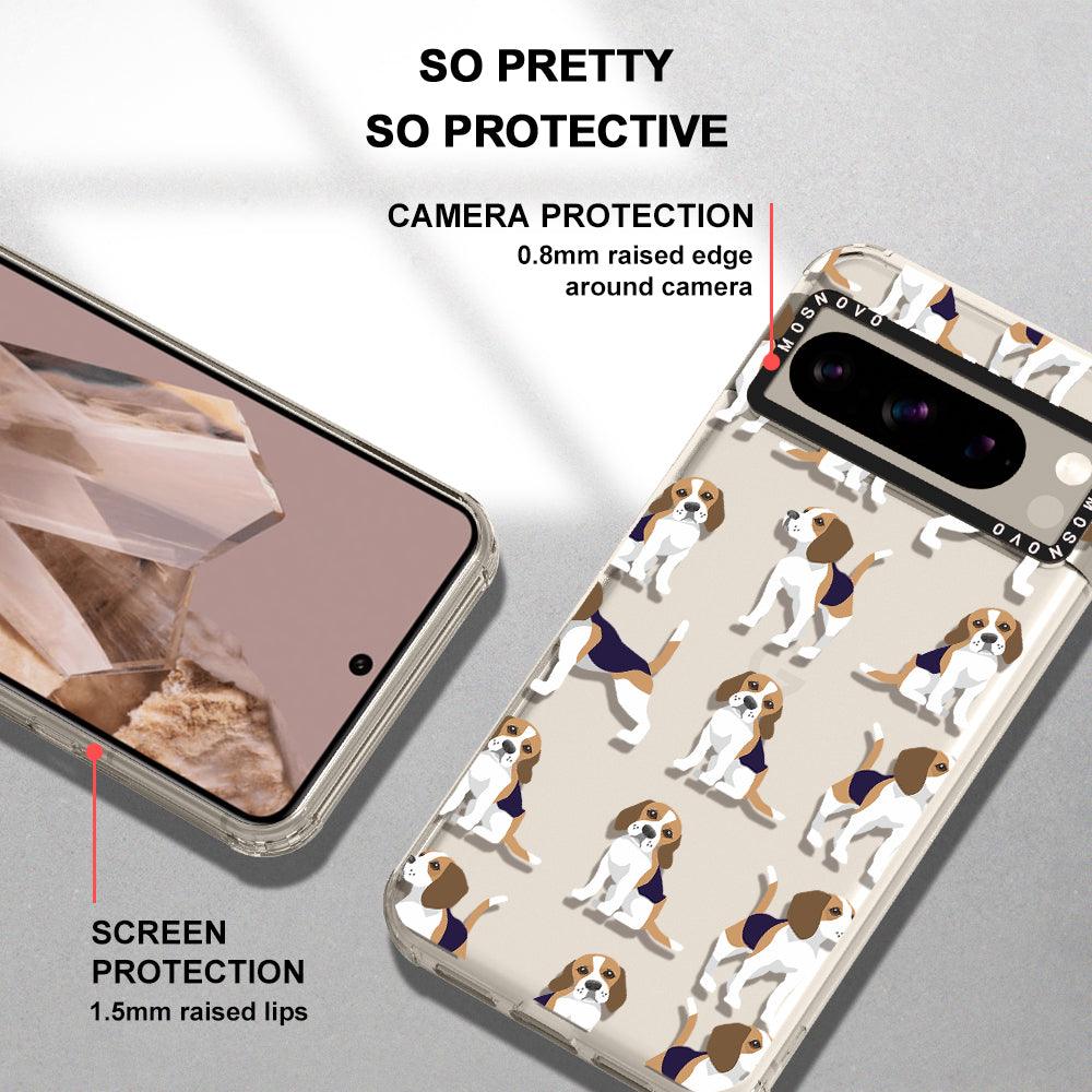 Cute Beagles Phone Case - Google Pixel 8 Pro Case - MOSNOVO