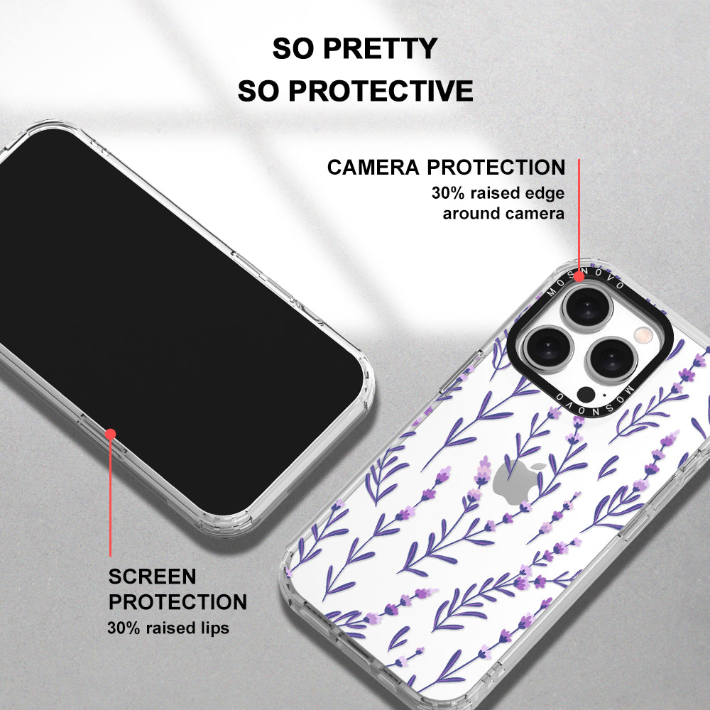 Lavenders Phone Case - iPhone 15 Pro Case - MOSNOVO