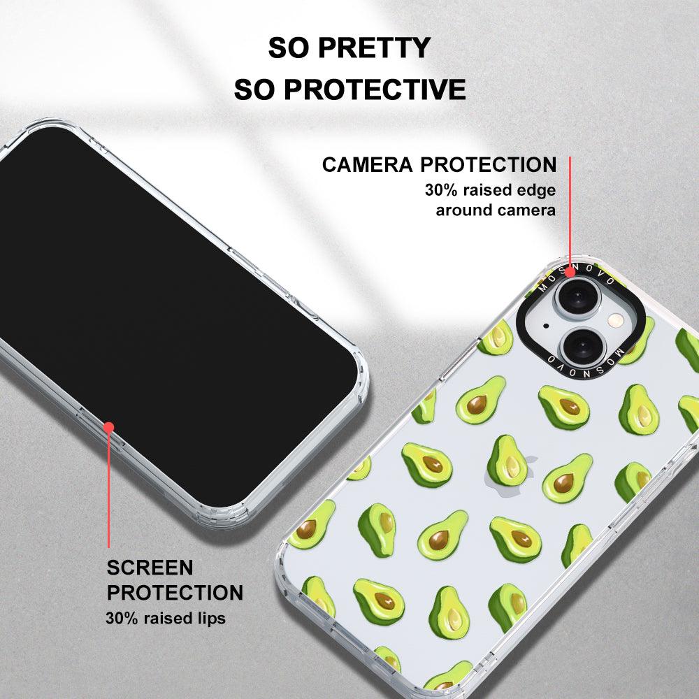 Fleshy Avocado Phone Case - iPhone 15 Case - MOSNOVO