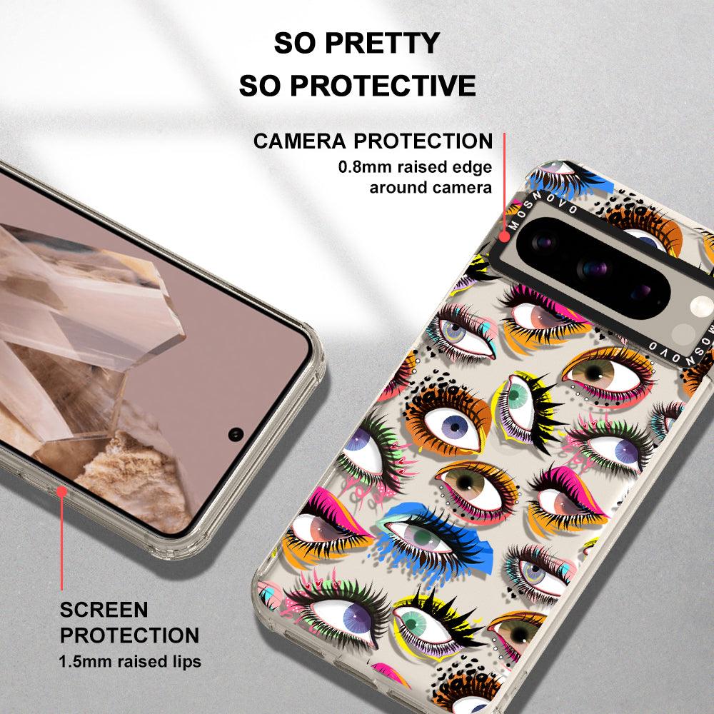 Eyes Phone Case - Google Pixel 8 Pro Case - MOSNOVO