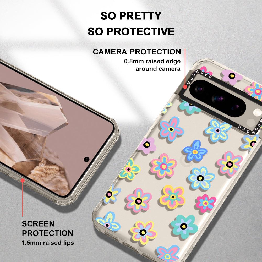 Groovy Flower Phone Case - Google Pixel 8 Pro Case