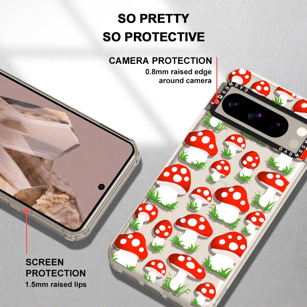 Cute Mushroom Phone Case - Google Pixel 8 Pro Case - MOSNOVO