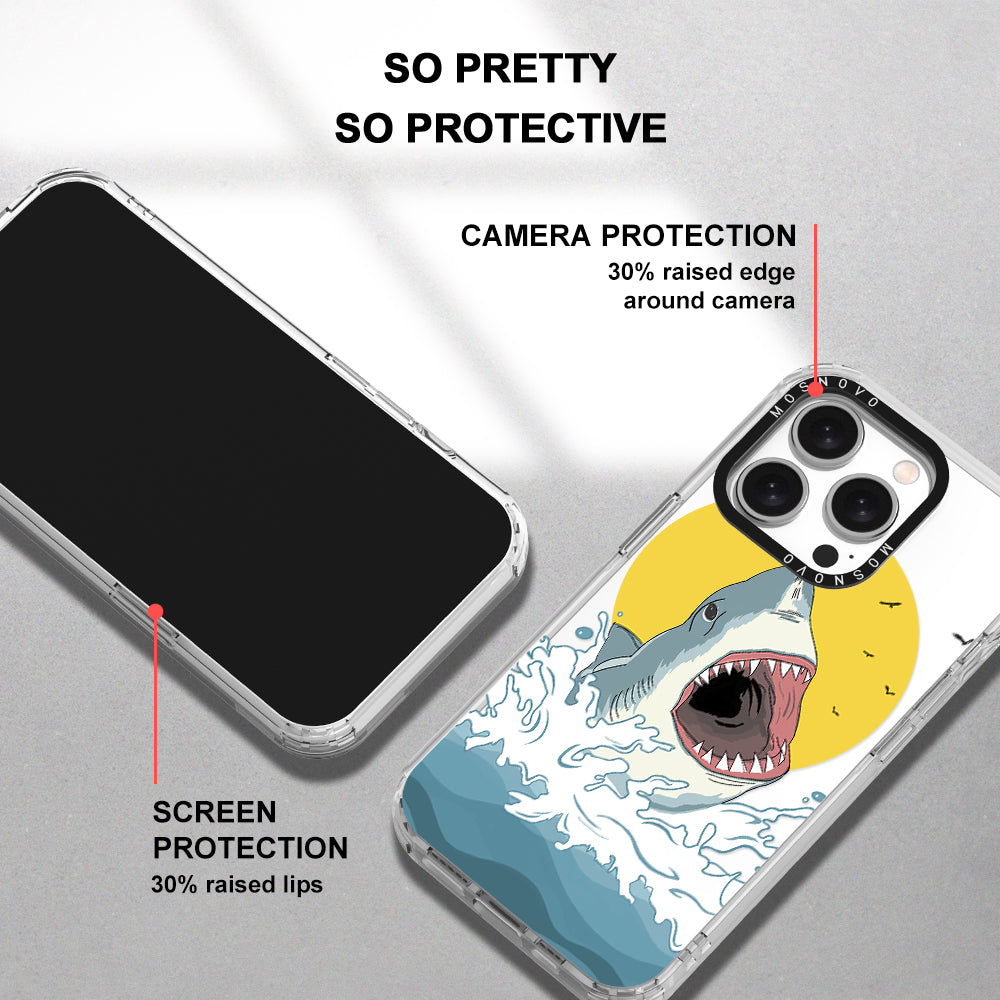 Shark Phone Case - iPhone 15 Pro Case - MOSNOVO