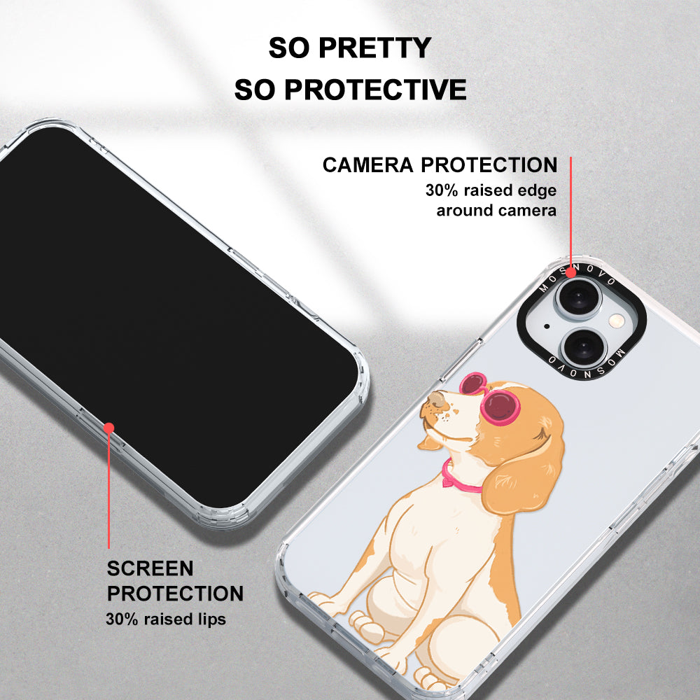 Cute Beagle Phone Case - iPhone 15 Case - MOSNOVO