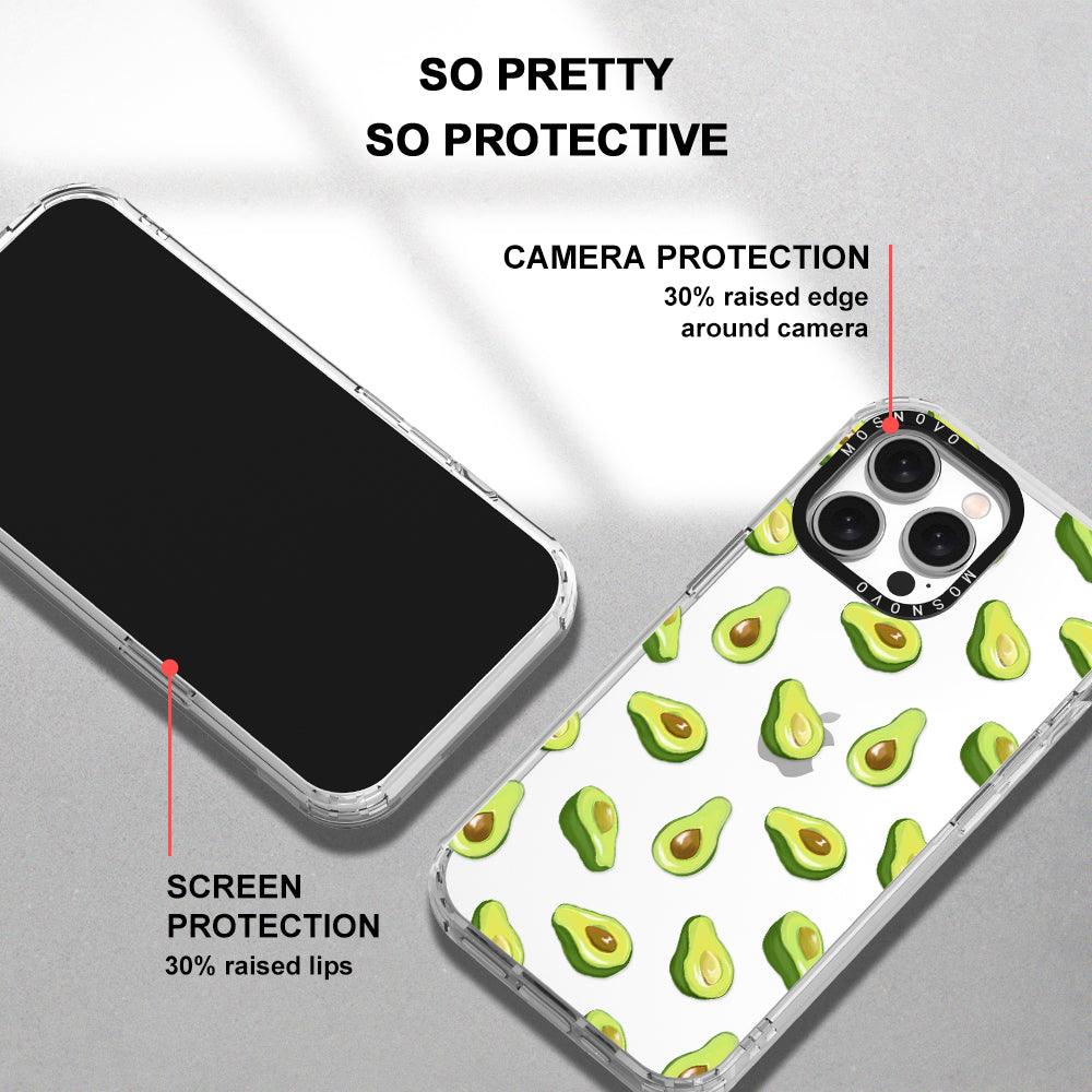 Fleshy Avocado Phone Case - iPhone 15 Pro Max Case - MOSNOVO