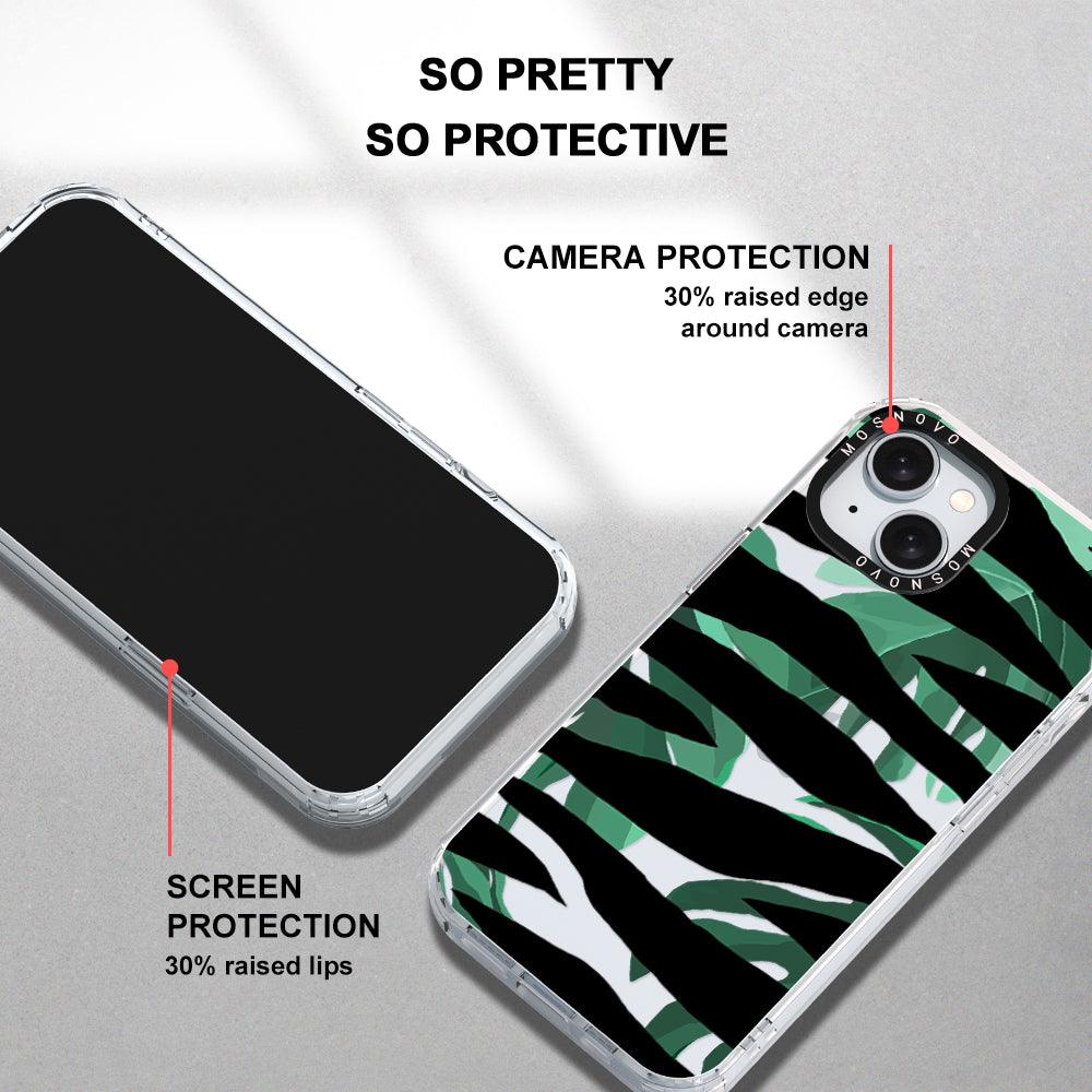 Wild Zebra Phone Case - iPhone 15 Plus Case - MOSNOVO