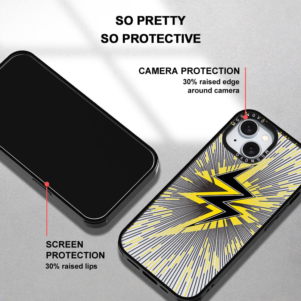 Lightning Bolt Phone Case - iPhone 15 Plus Case - MOSNOVO