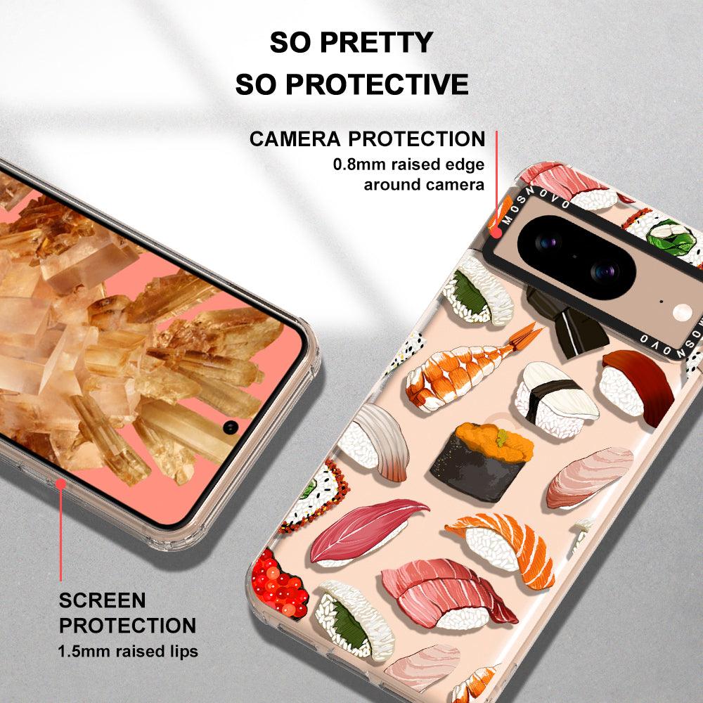 Mixed Sushi Phone Case - Google Pixel 8 Case - MOSNOVO