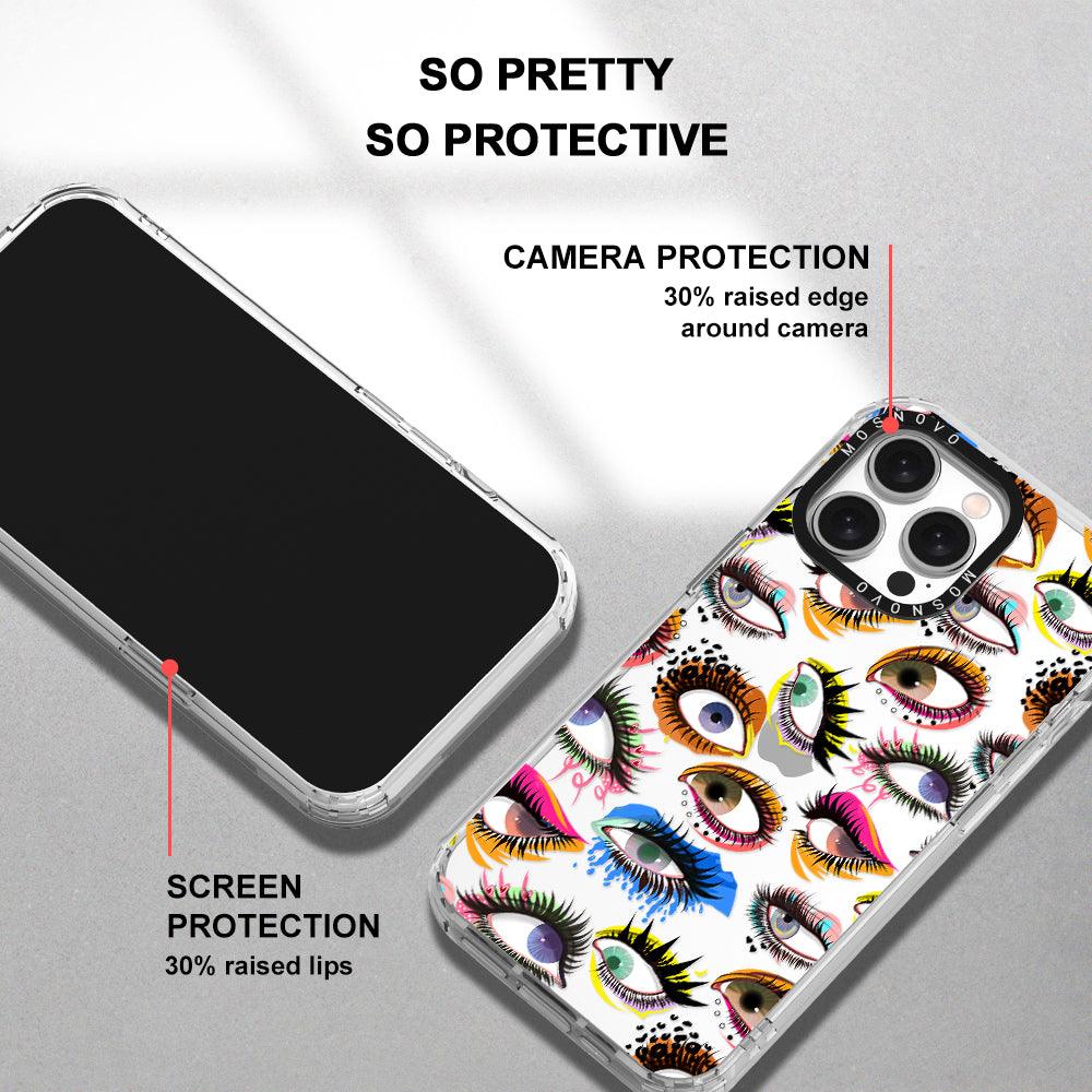 Eyes Phone Case - iPhone 15 Pro Max Case - MOSNOVO