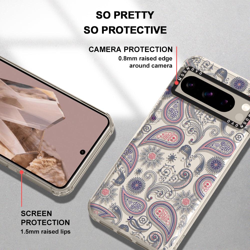 Paisley Phone Case - Google Pixel 8 Pro Case