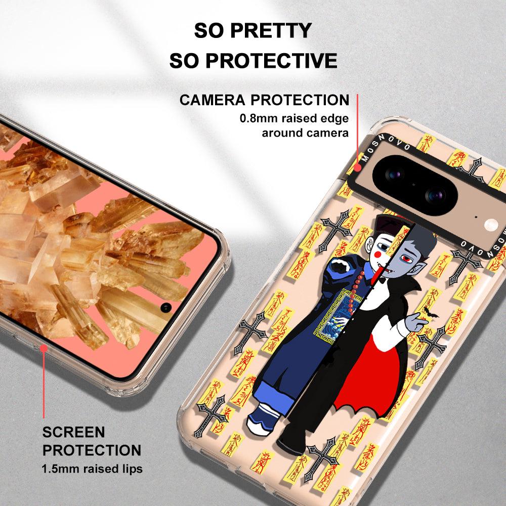 Vampire Vs Jiangshi Phone Case - Google Pixel 8 Case - MOSNOVO