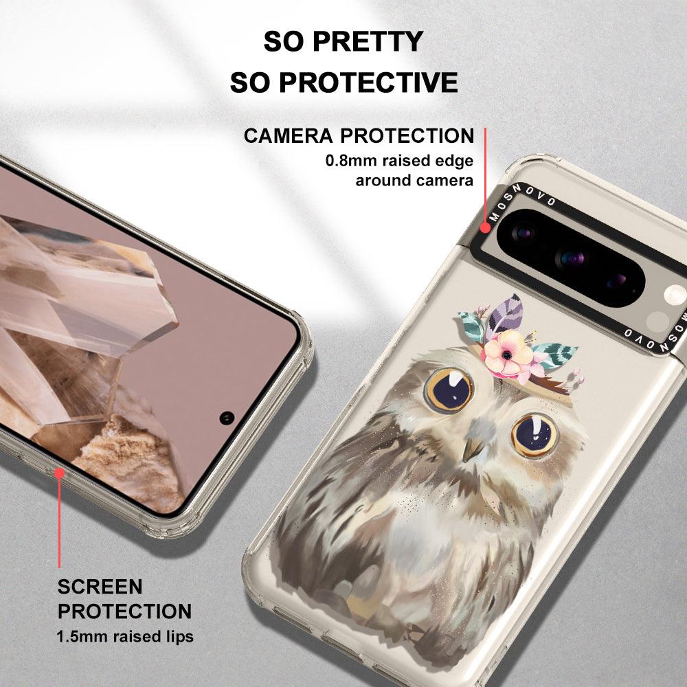 Cute Owl Phone Case - Google Pixel 8 Pro Case - MOSNOVO