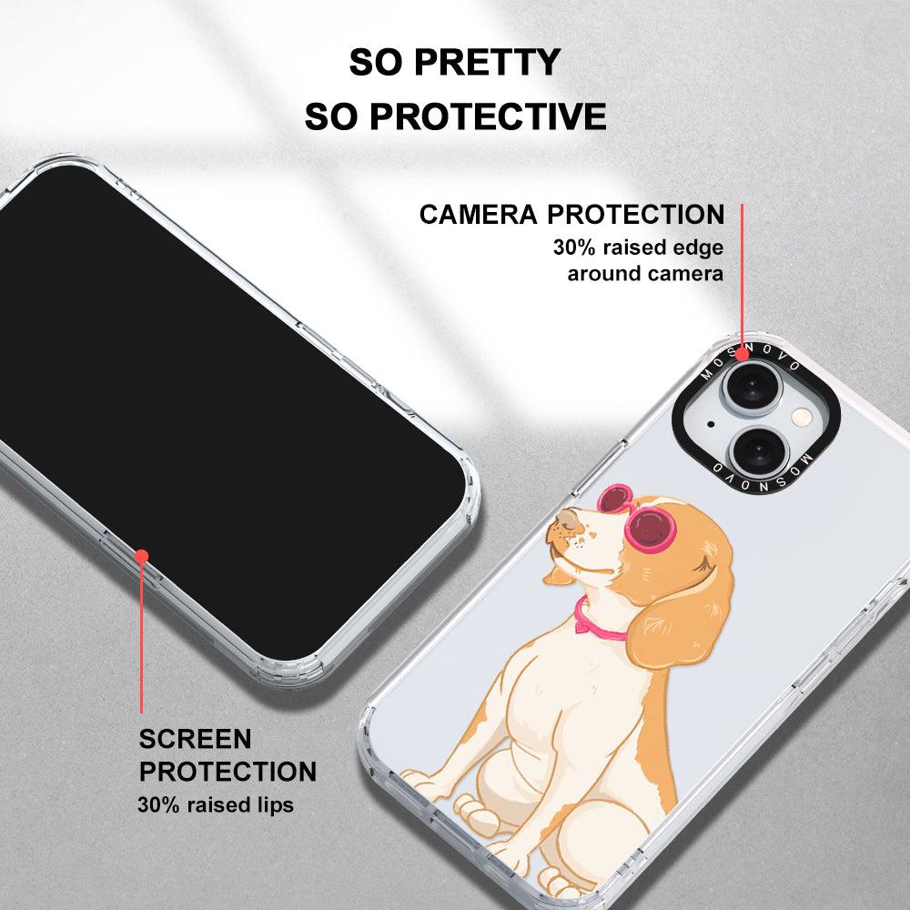 Cute Beagle Phone Case - iPhone 15 Plus Case - MOSNOVO