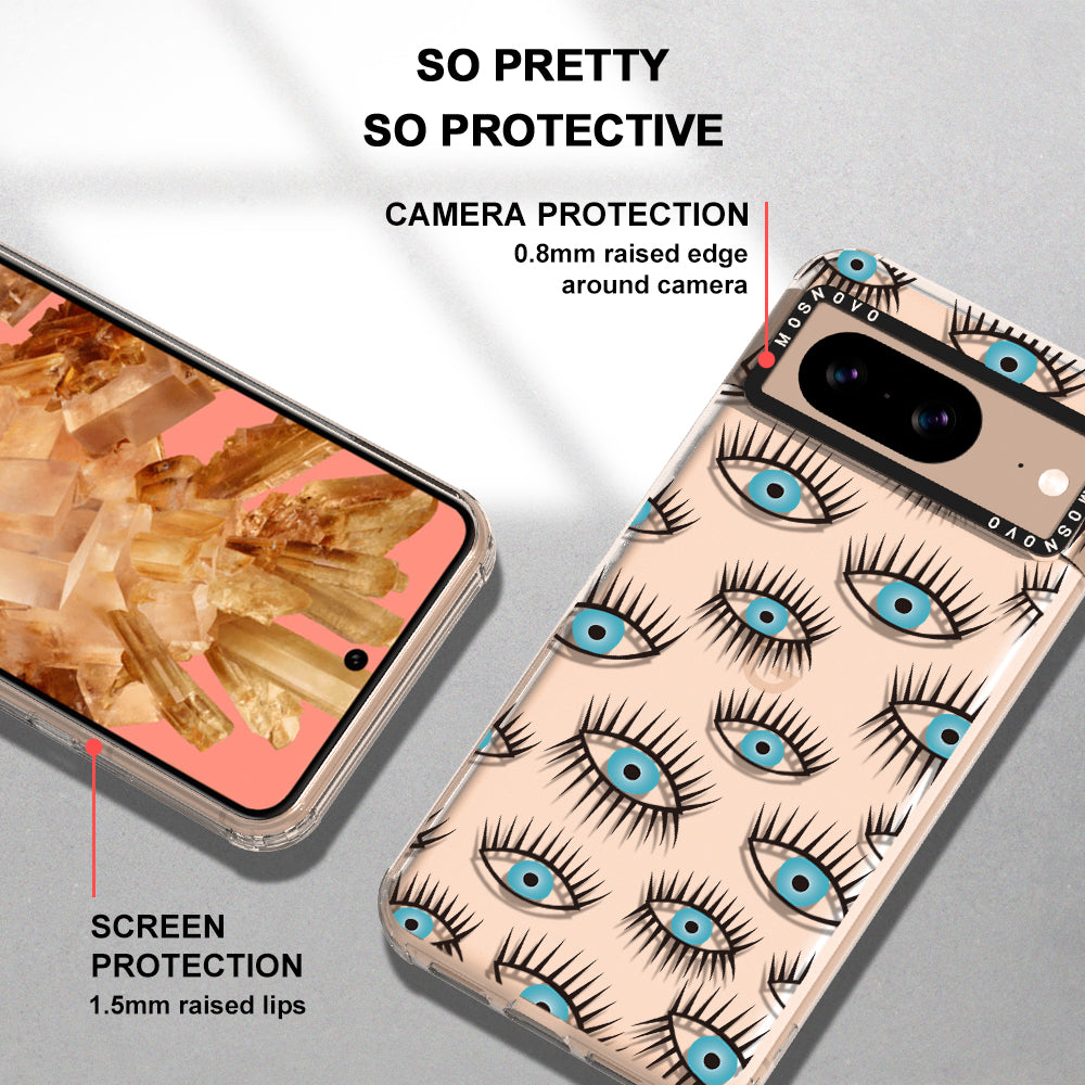 Evil Eye Phone Case - Google Pixel 8 Case - MOSNOVO