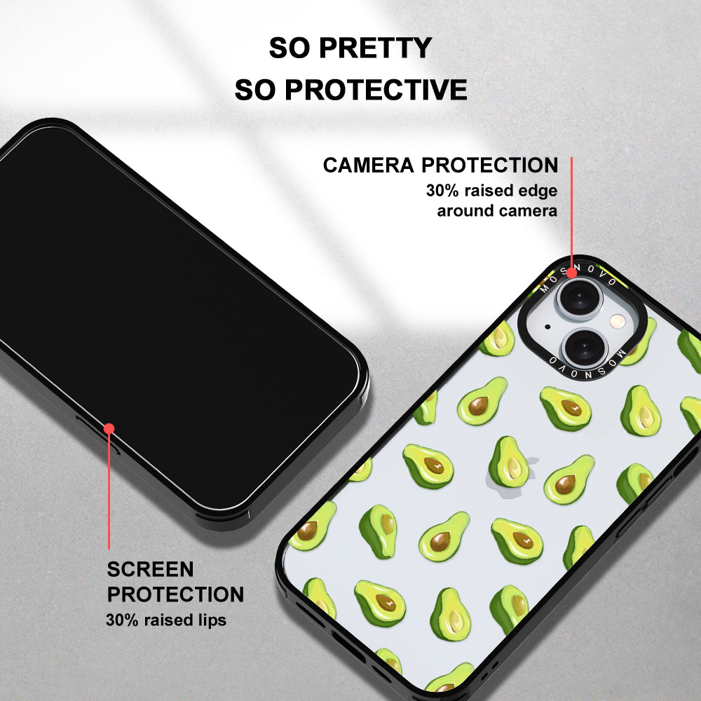 Fleshy Avocado Phone Case - iPhone 15 Case - MOSNOVO