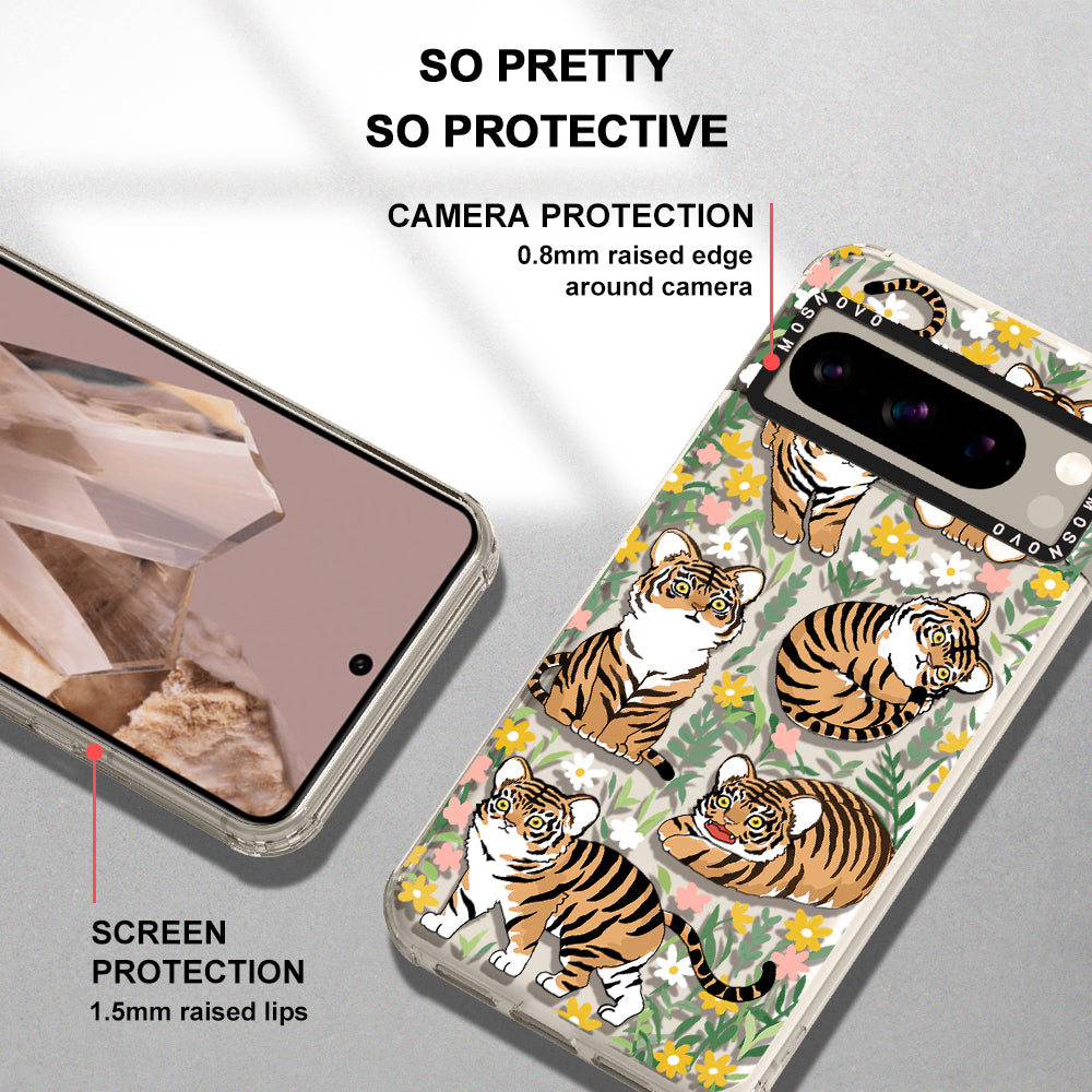 Cute Tiger Phone Case - Google Pixel 8 Pro Case