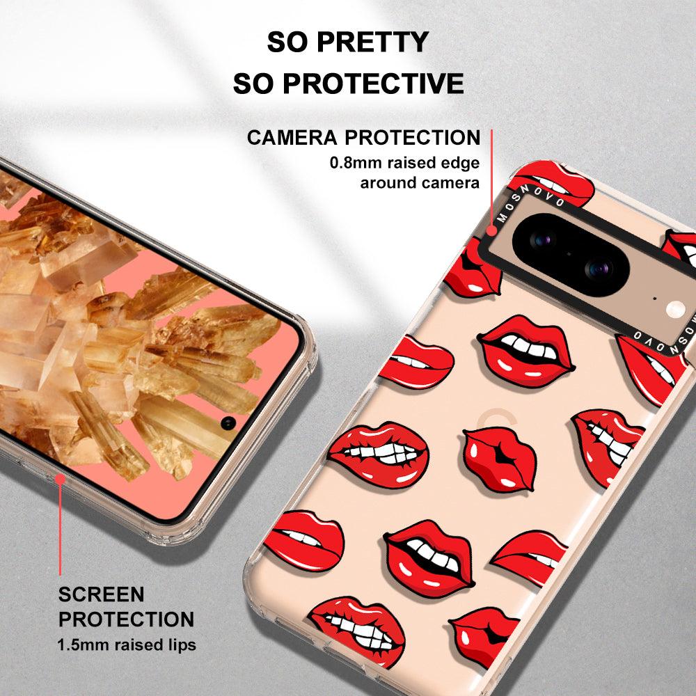 Hot Lips Phone Case - Google Pixel 8 Case - MOSNOVO