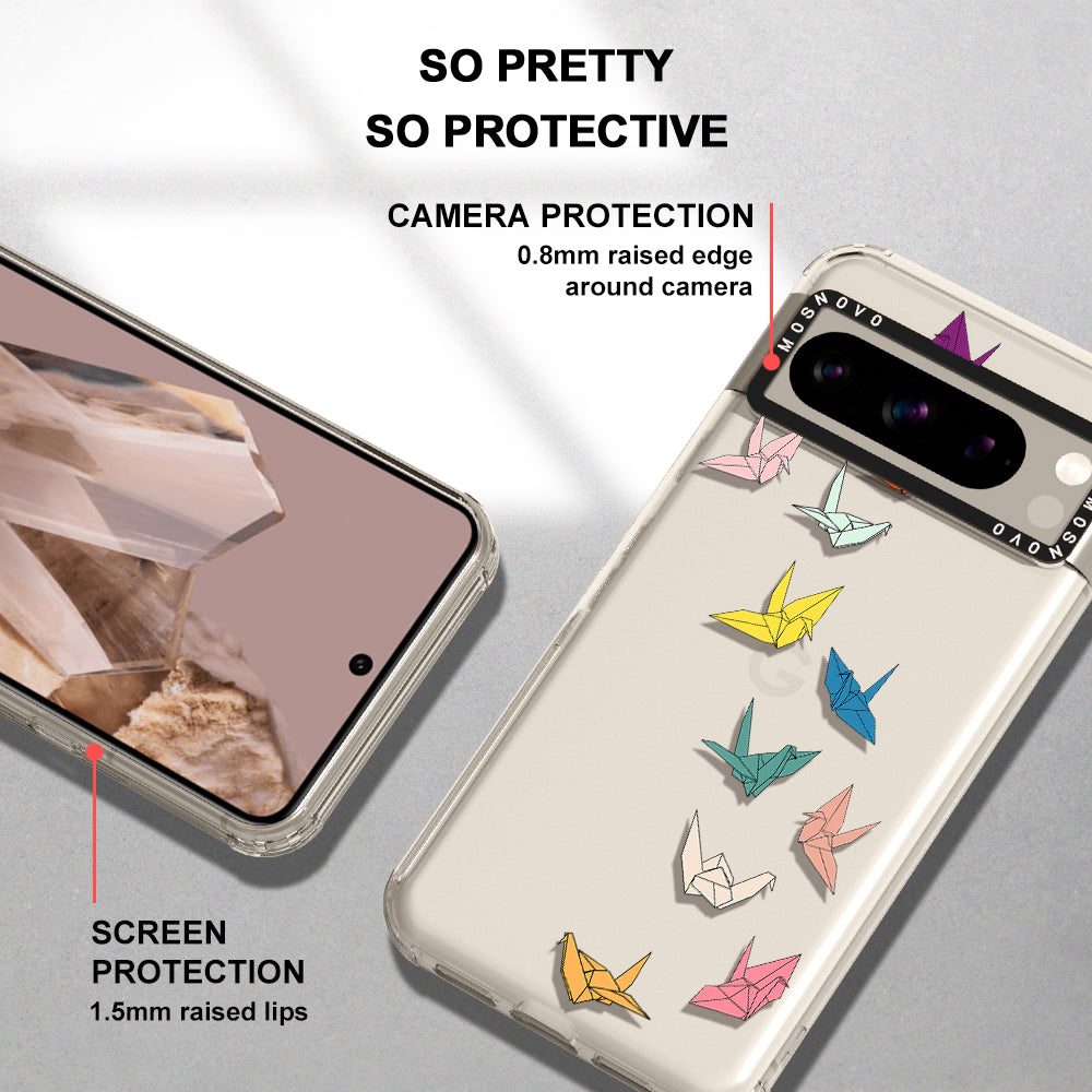 Paper Crane Phone Case - Google Pixel 8 Pro Case - MOSNOVO