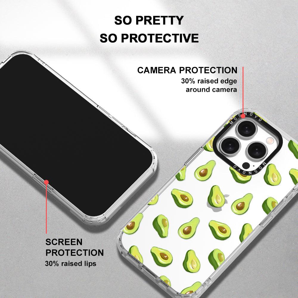 Fleshy Avocado Phone Case - iPhone 15 Pro Case - MOSNOVO