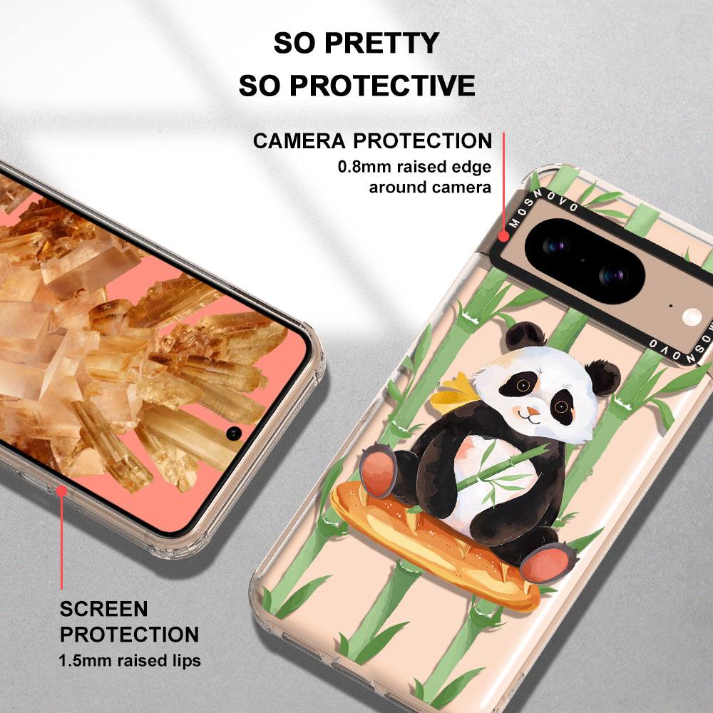 Bamboo Panda Phone Case - Google Pixel 8 Case - MOSNOVO