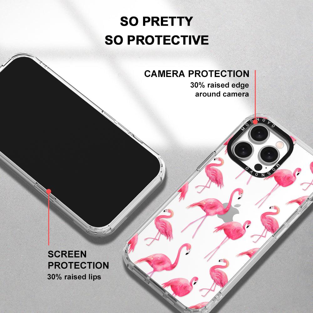 Flamingo Phone Case - iPhone 15 Pro Max Case - MOSNOVO