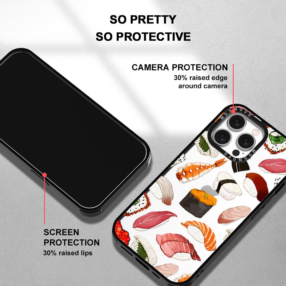 Mixed Sushi Phone Case - iPhone 15 Pro Max Case - MOSNOVO