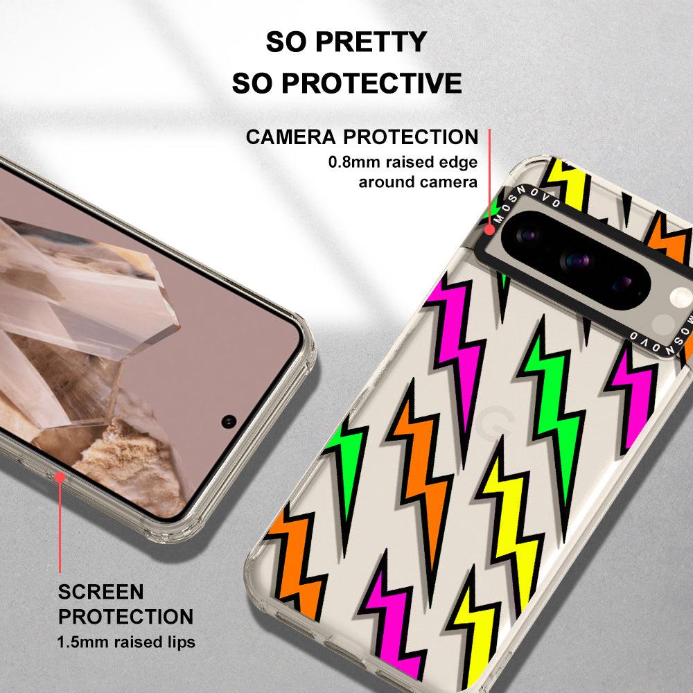 Colorful Lightning Phone Case - Google Pixel 8 Pro Case - MOSNOVO