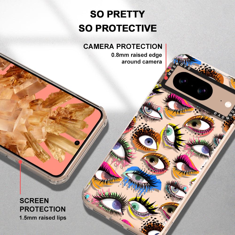 Eyes Phone Case - Google Pixel 8 Case - MOSNOVO