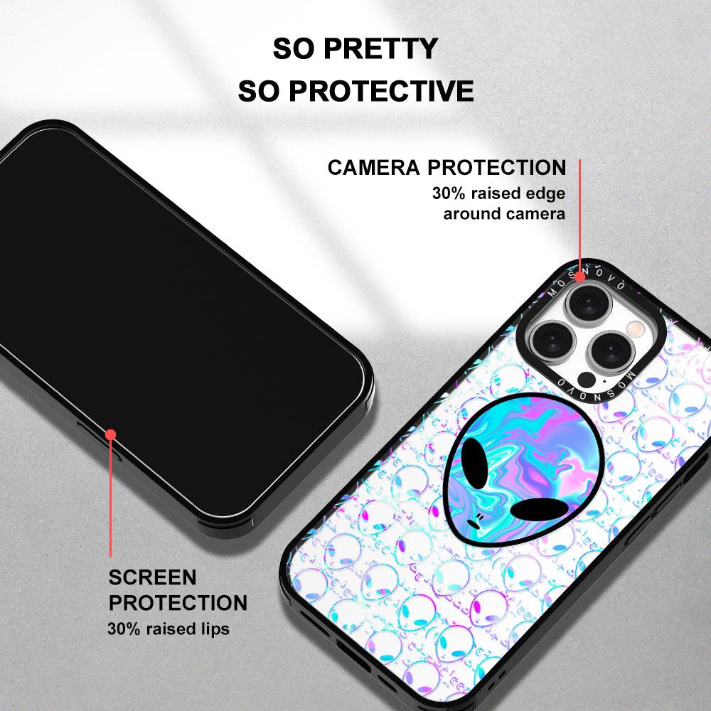 Space Alien Phone Case - iPhone 15 Pro Max Case - MOSNOVO