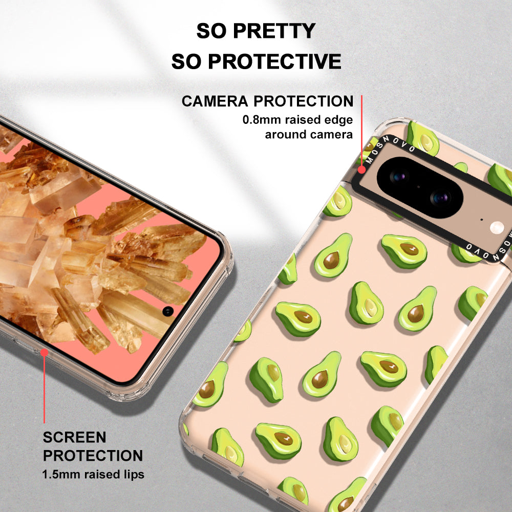 Fleshy Avocado Phone Case - Google Pixel 8 Case - MOSNOVO