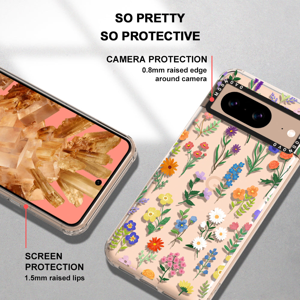 Botanical Floral Phone Case - Google Pixel 8 Case - MOSNOVO